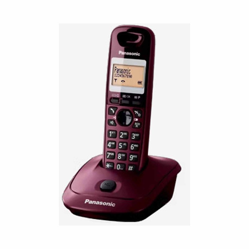 PANASONIC Single Dect Phone Handfree Speaker Phone KX-TG2511CXR - (RED)-image null