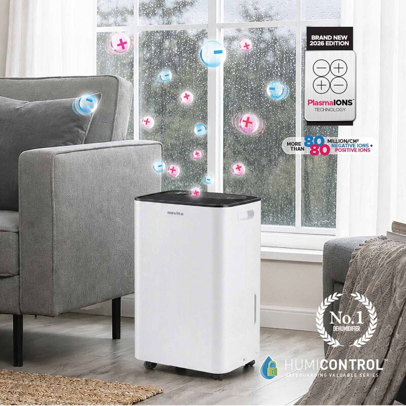 NOVITA Dehumidifier (50l) ND80-image 3