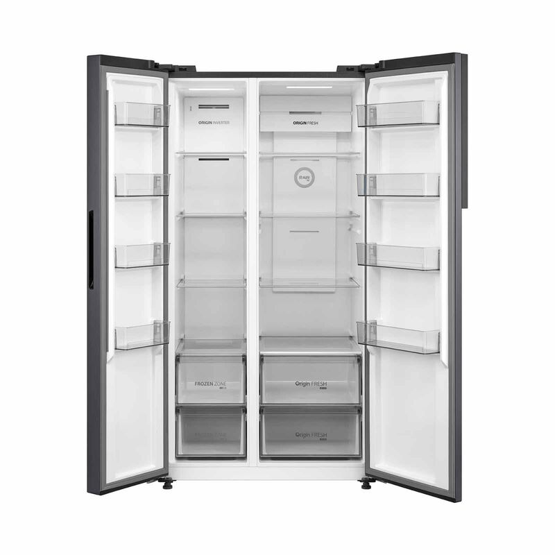 TOSHIBA Side By Side Door Fridge (601l) Morandi Grey GR-RS780WI-PMX(06)-image 3