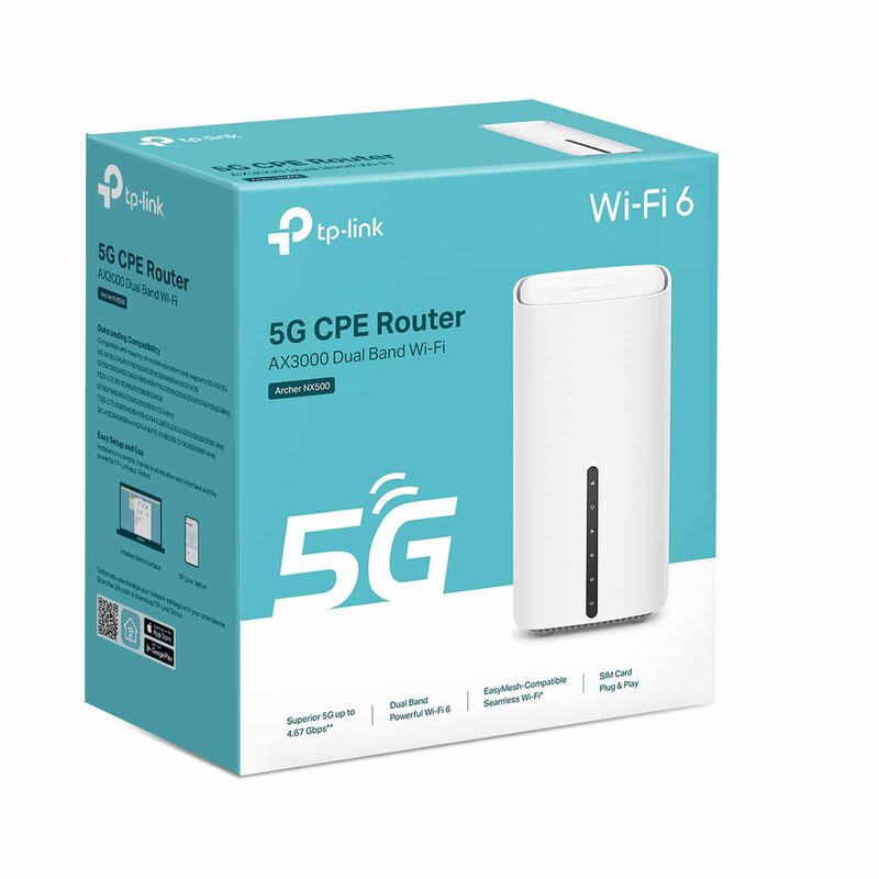 TP LINK 5g Ax3000 Wireless Dual-band Gigabit Router ARCHER NX500-image 2