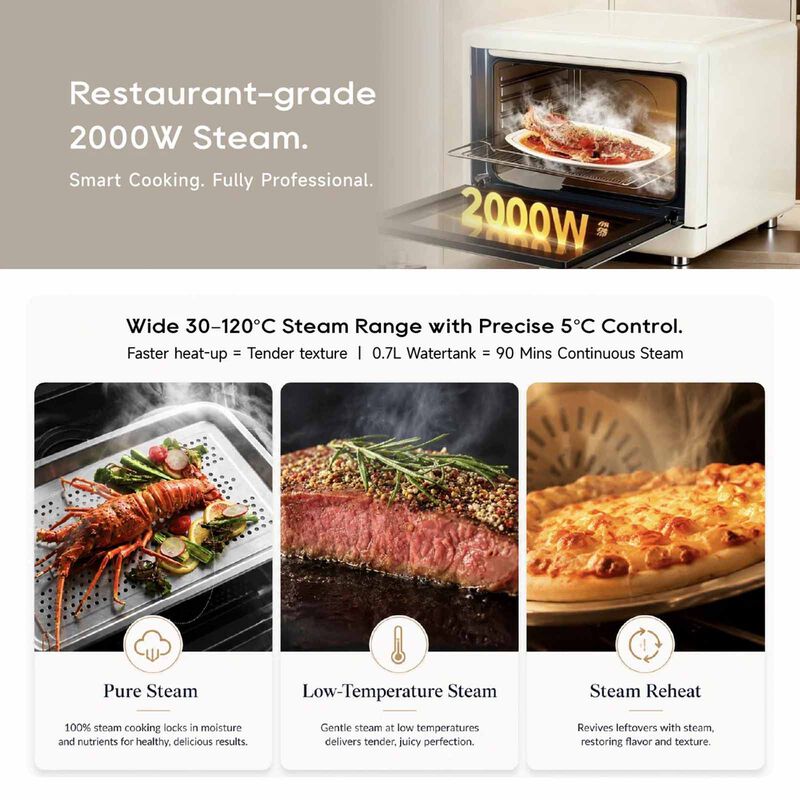 DREAME Combi Microwave Steam Oven (25l) DM-TM701-GL-image 5