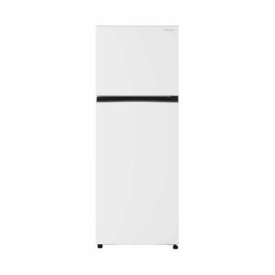 HITACHI 2 Door Top Mount Freezer Fridge (409l) - Pure White HRTN6443SPWHSG