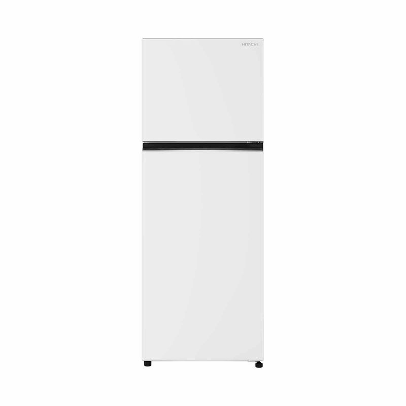 HITACHI 2 Door Top Mount Freezer Fridge (409l) - Pure White HRTN6443SPWHSG-image 1