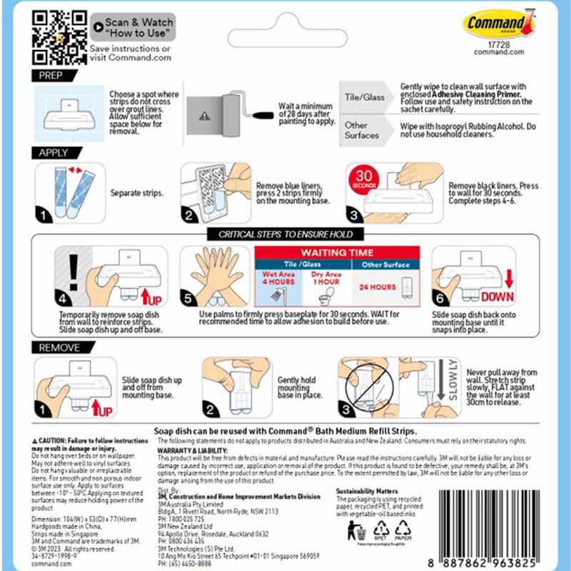 3M COMMAND Command Soap Dish 17728 17728-image 10