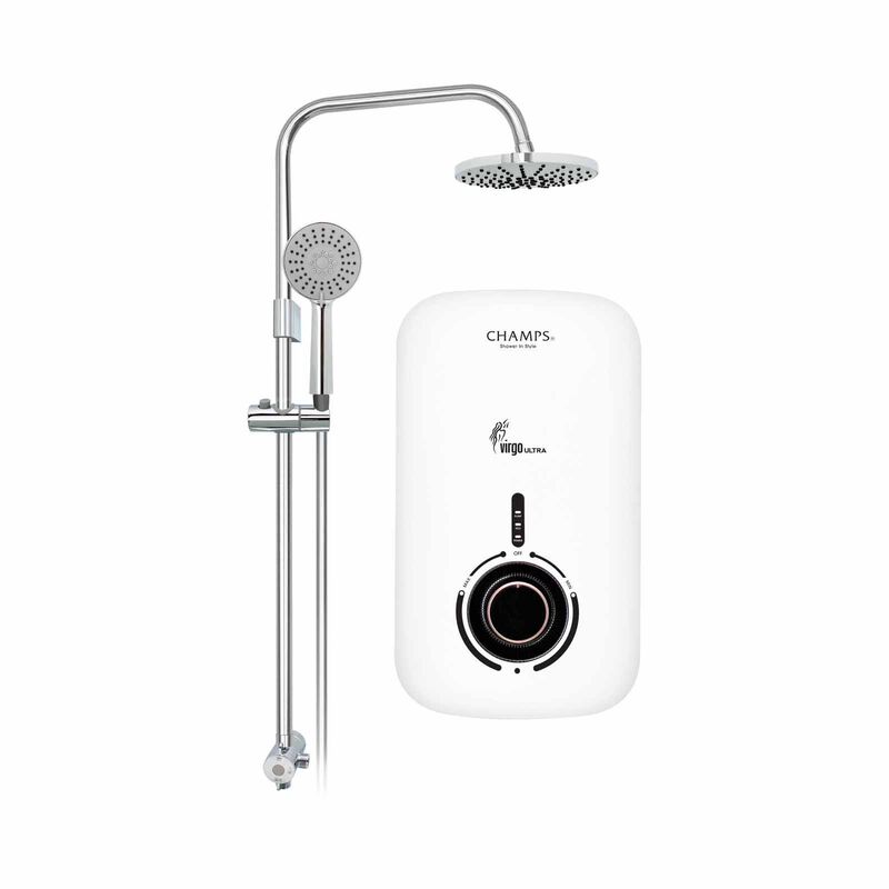 CHAMPS Instant Water Heater - Matte White VIRGO ULTRA - MATTE WHITE-image 1