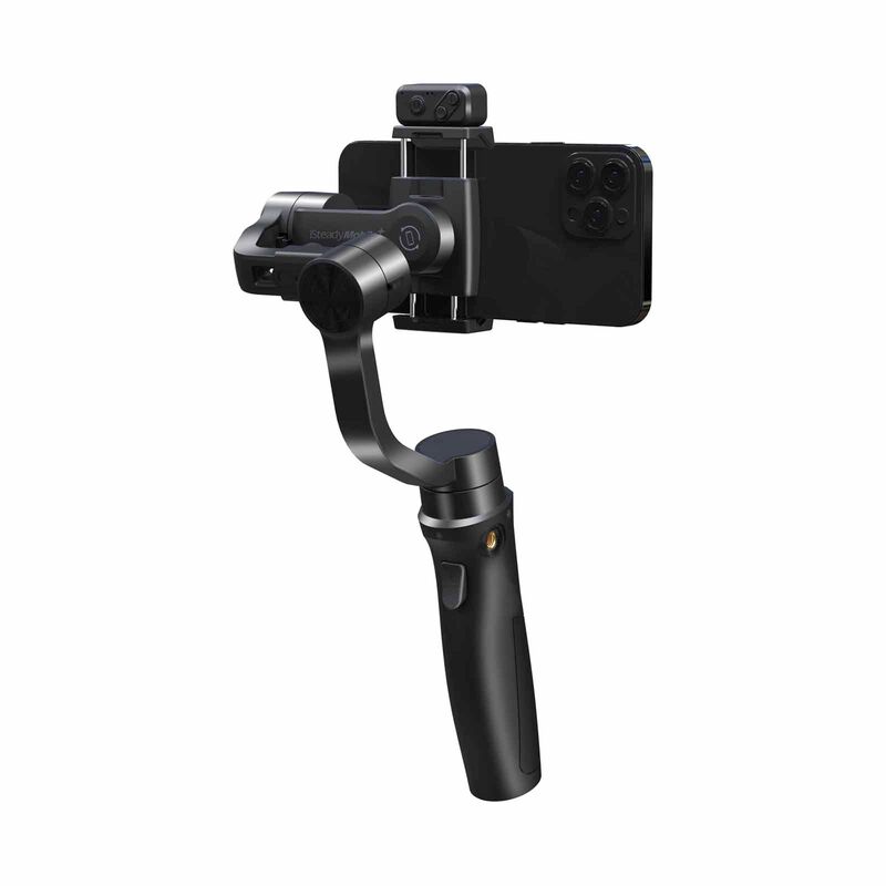 HOHEM Isteady Mobile+ 3-axis Smartphone Gimbal W/ Magnetic Fill Light - Black HT-ISTEADYMOBILE+KIT-image 8