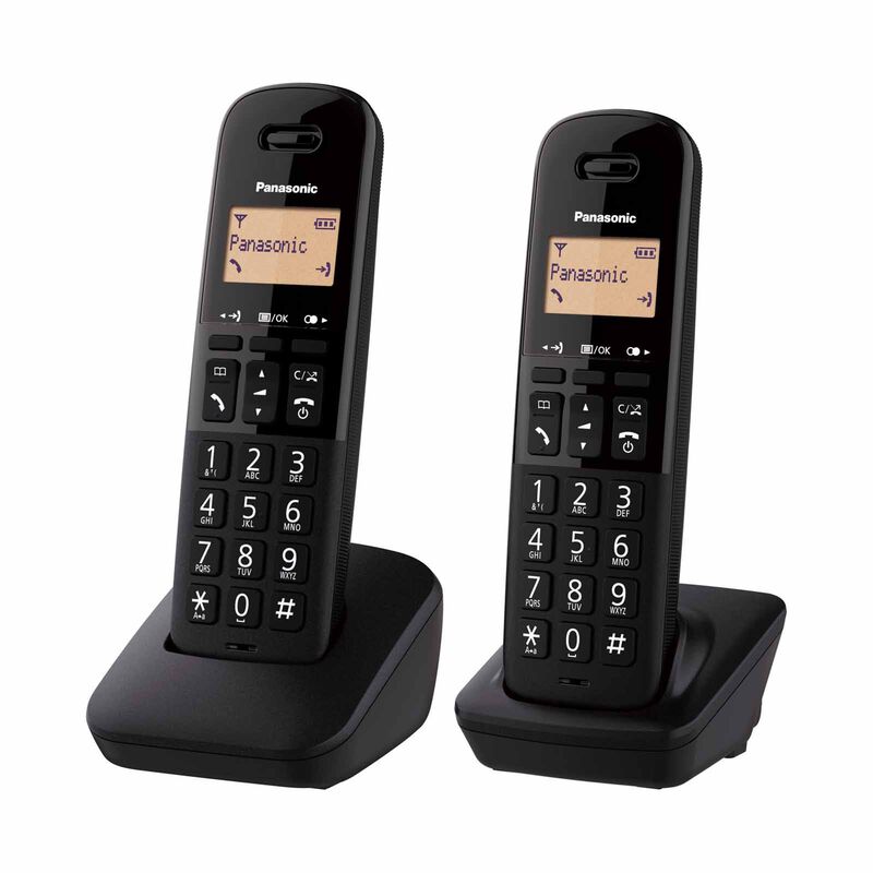 PANASONIC Twin Dect Phone Dot-matrix Display (black) KX-TGB312CXB-image null