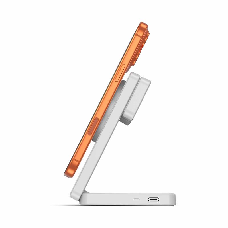 MAZER Qi2.2 25w Foldable 3in1 Total 35w Wireless Charging Stand-lightgrey M-MAGFOLD07-LG-image 8