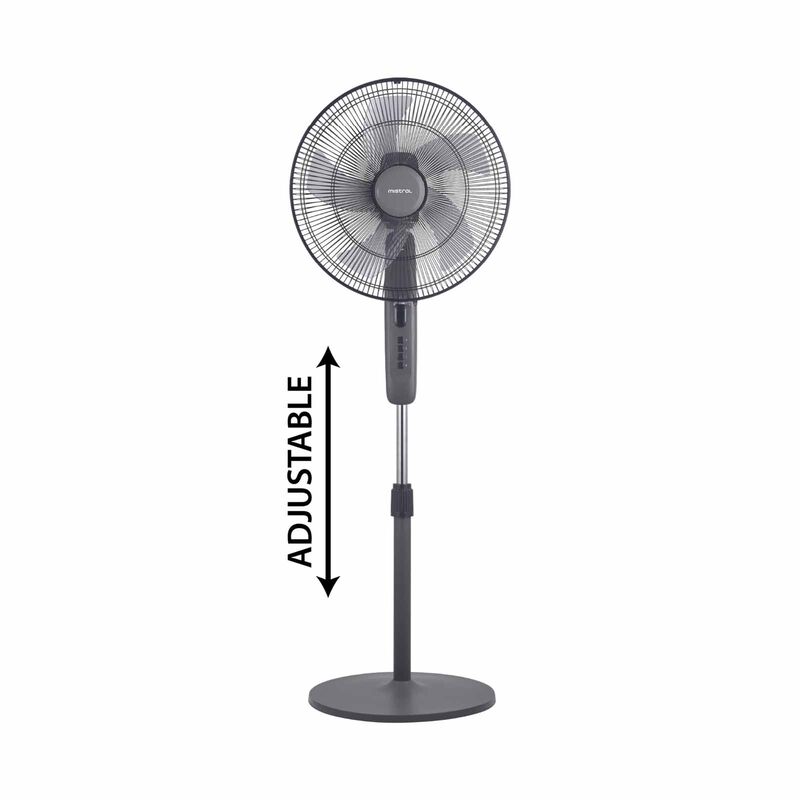 MISTRAL 16 In Stand Fan-dark Grey MSF1699-image 1