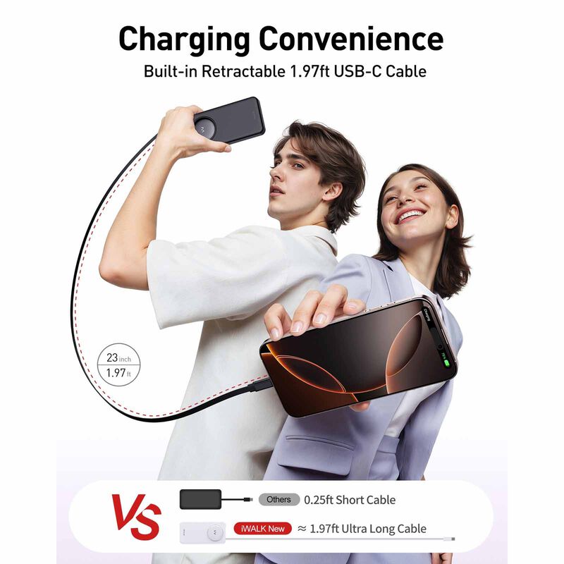 IWALK Linkpod Reel Pd 30w With Retractable Type-c Cable (10,000mah) Black LPR003C-001A-image 8