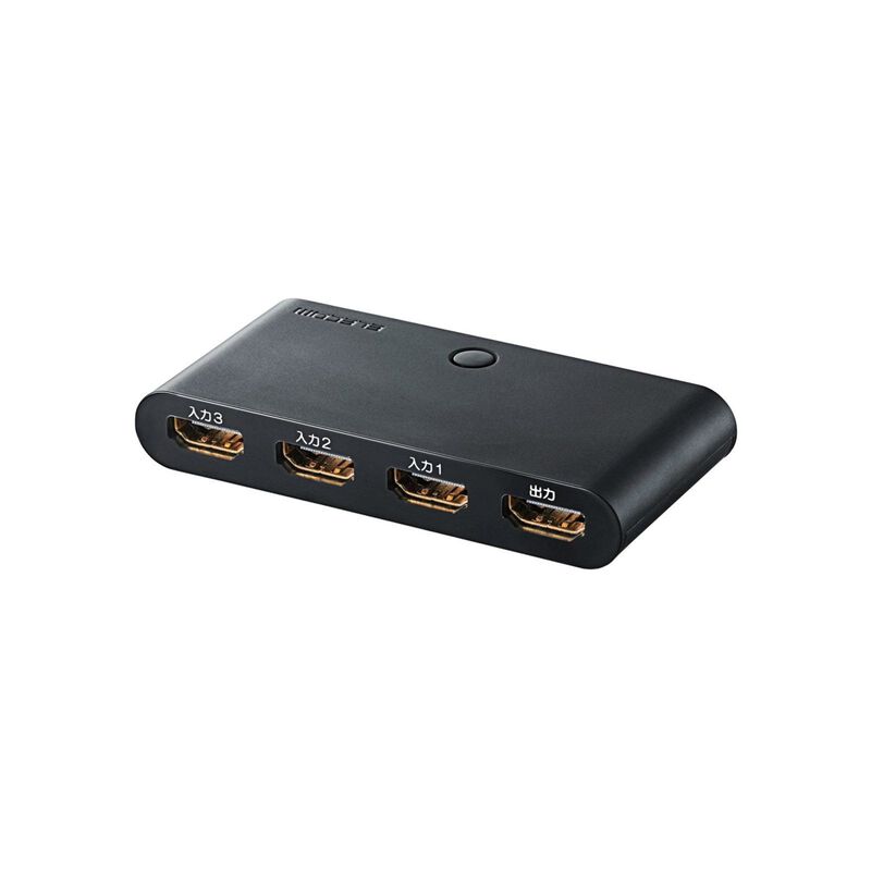 ELECOM Hdmi Selector 2 Input + 1 Output (black) DH-SW31BK-image 2