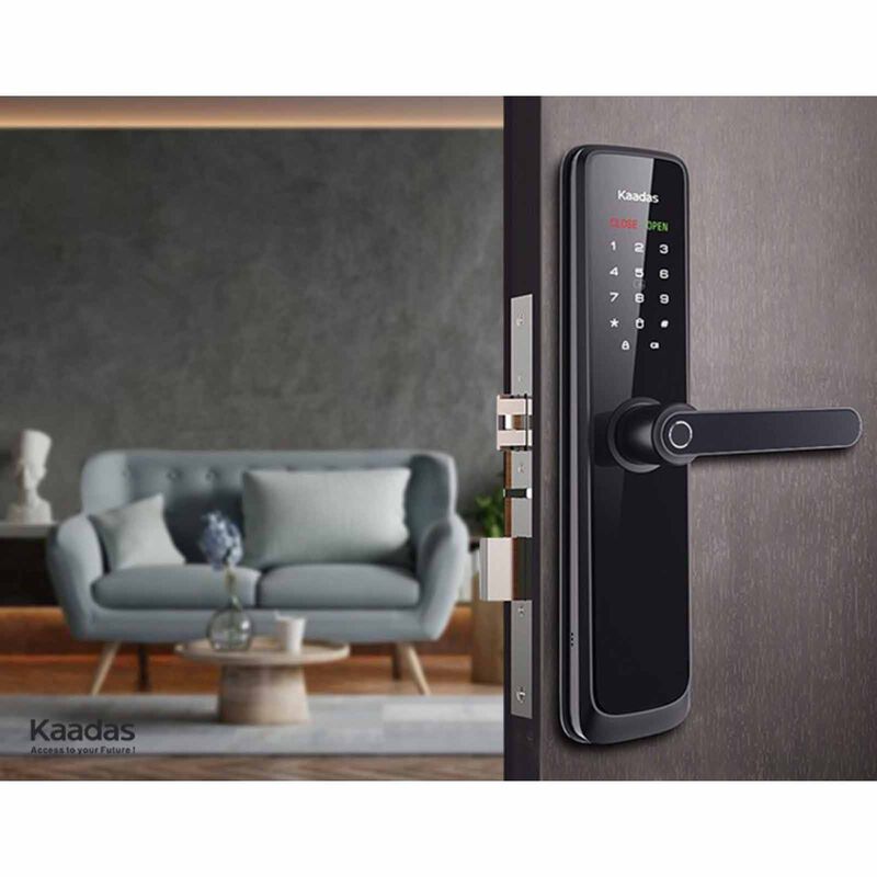 KAADAS Lever Handle Mortise Door Lock With Dual-unlocking Feature L7 BLACK-image 8