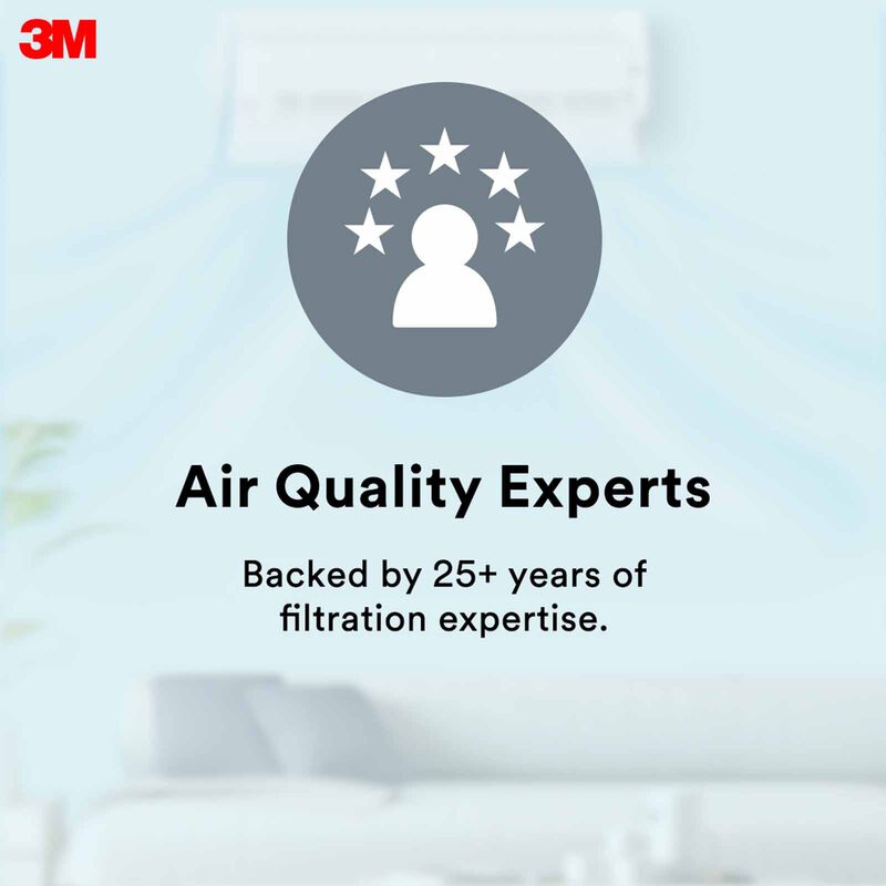 3M Aircon Filter 4pcs 22x34cm For Dust Pollen & Odour 9807-CEN-image 4