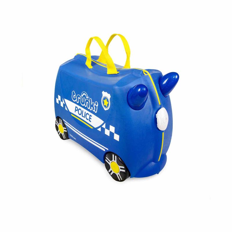 TRUNKI Ride On Luggage - Percy Police Car TR0323-GB01-image 1