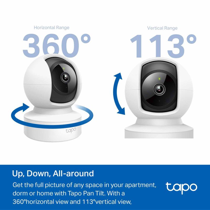 TP LINK Pan/tilt Home Security Camera TAPO C202-image 3