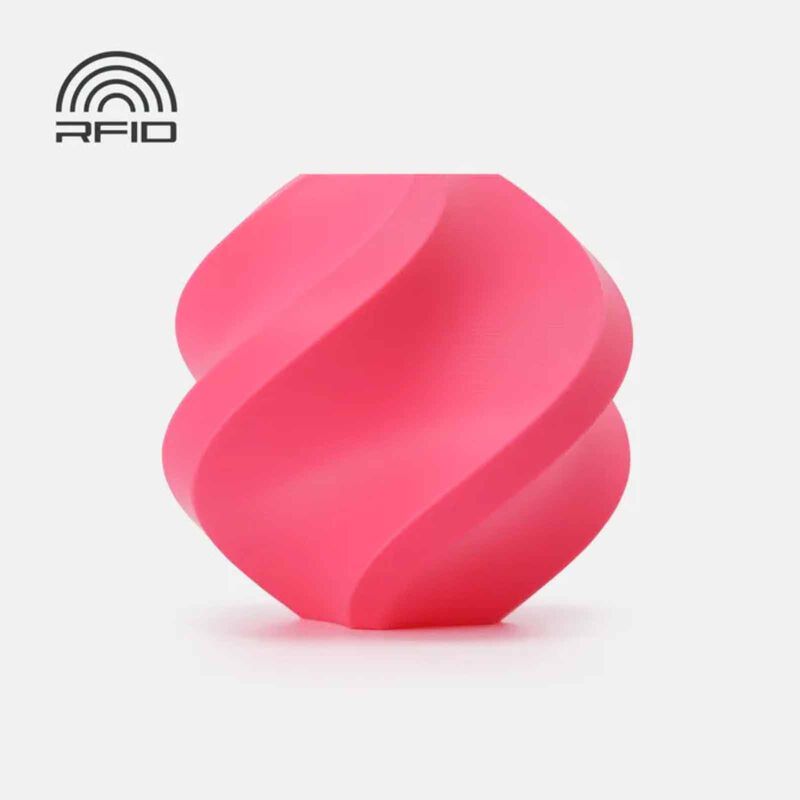 BAMBU LAB Pla Basic - Hot Pink - With Reusable Spool BAM-A00-R3-1.75-1000-SPL-image null