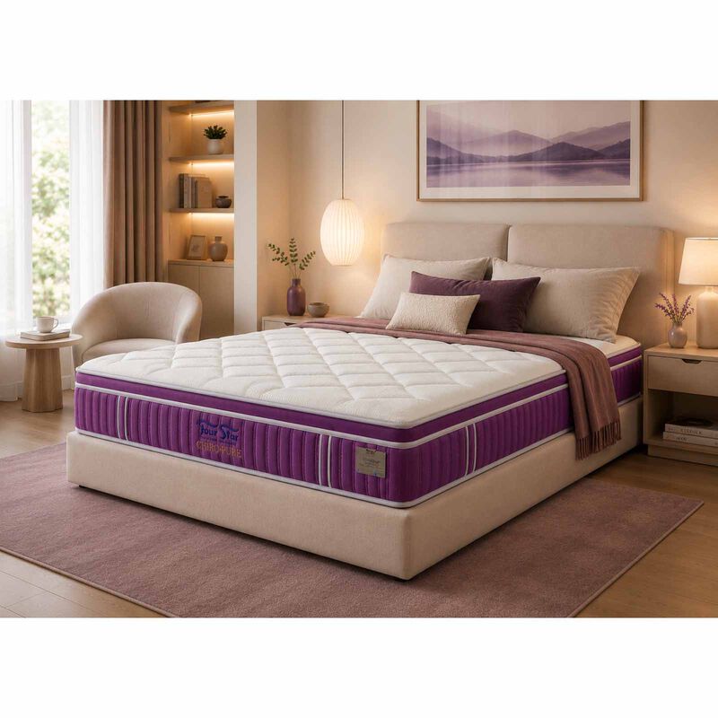 FOUR STAR Single Size Mattress CHIRO EARTH-image null