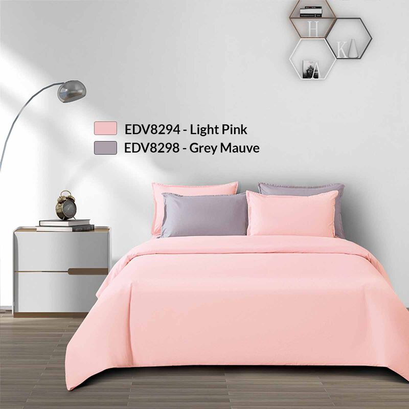 EPITEX Fitted Sheet Set - Dobby (online Only) Lt Pink - Single SILKYSOFT-image 1