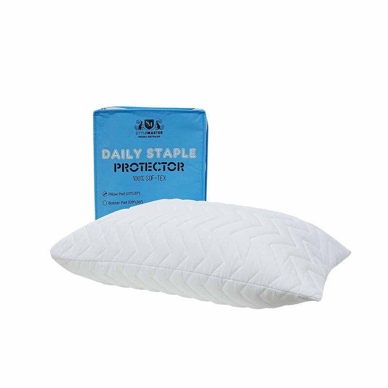 STYLEMASTE Sm Daily Staple Pillow Pad (dbl Quilted) DAILY STAPLE-image 2