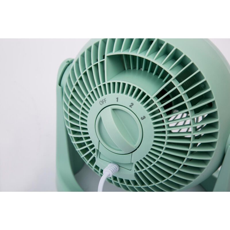 IRIS OHYAM 6 In Circulator Table Fan (green) PCF-HE15 GREEN-image 3
