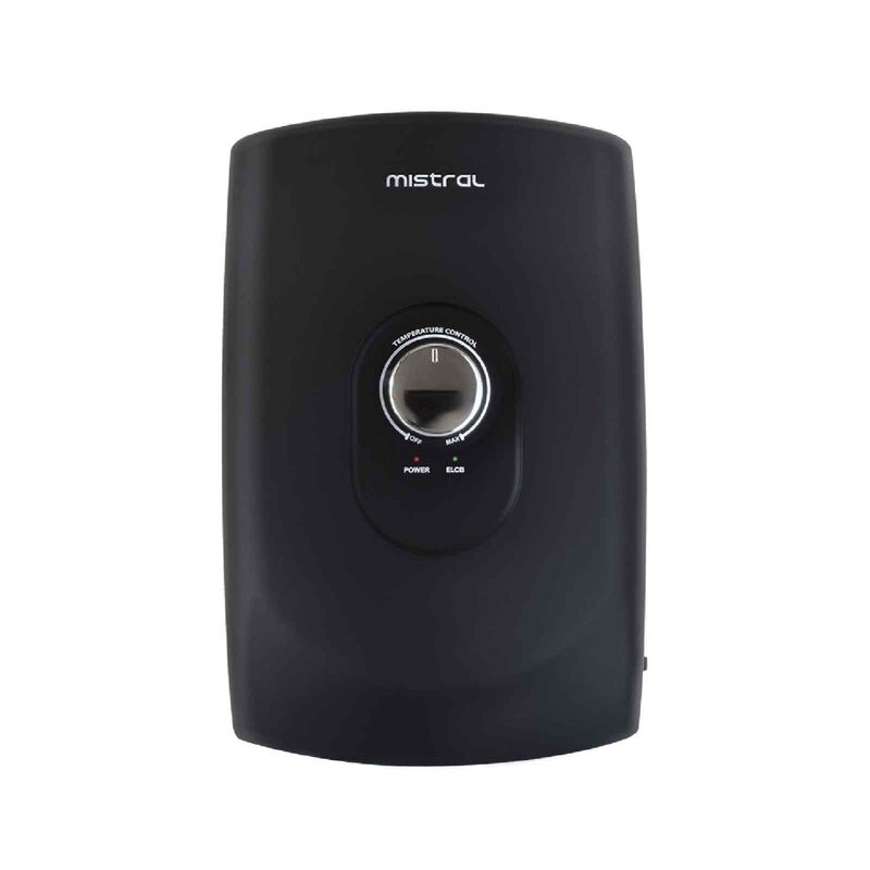 MISTRAL Shower Water Heater With Dc Pump - Matt Black MSH99-MB-image 4