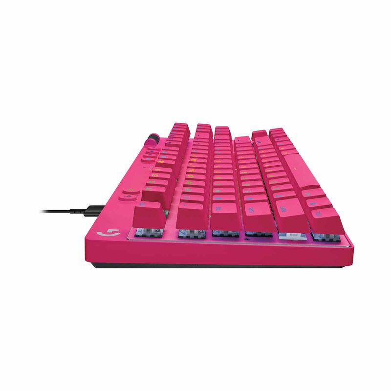 LOGITECH G Pro X Tkl Rapid Keyboard Analog Switches - Magenta 920-013254-image 5