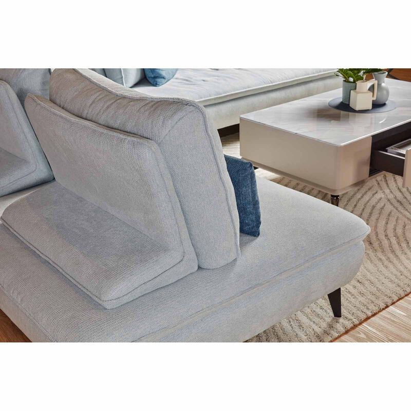 MUZE 2 Seater 1 Arm (fab) Cat A Blue Fabric Sofa SORA-image 10