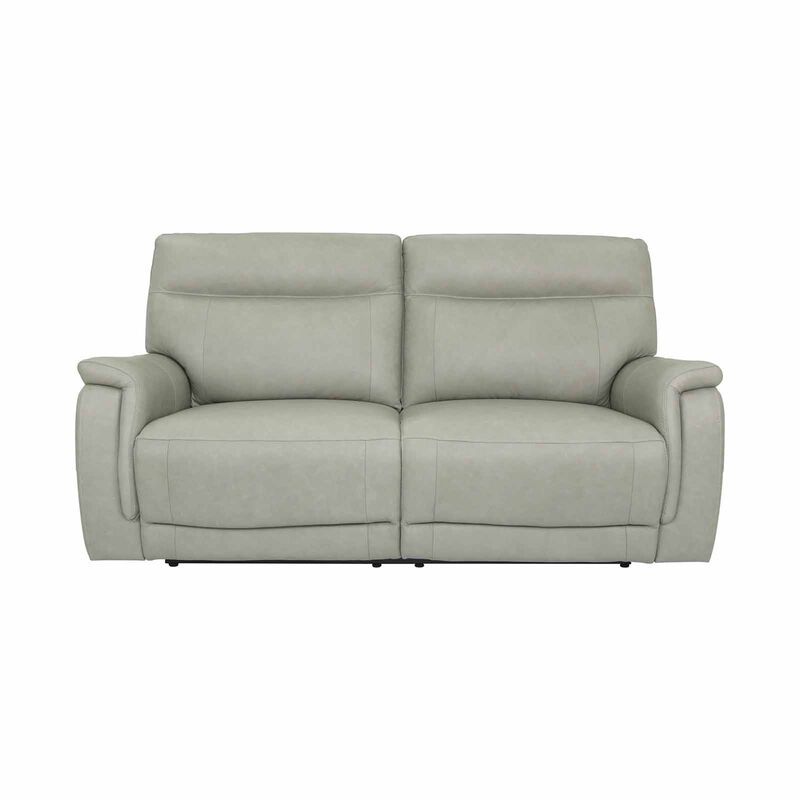 3rr-m Seater (fl) Lt Grey Full Leather Sofa KAROLYNN-image 1