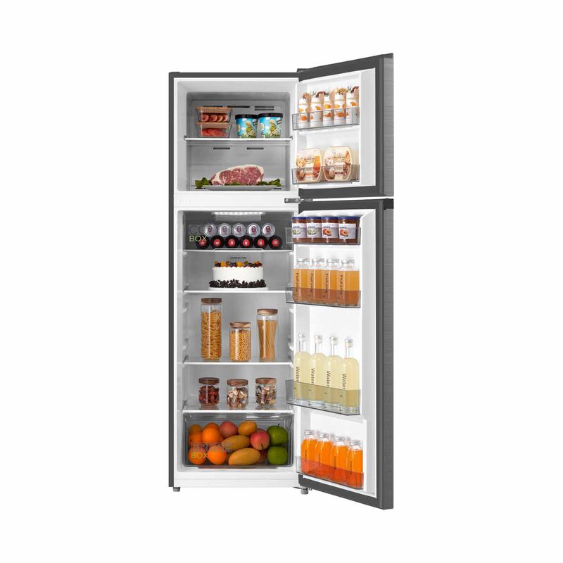 MIDEA 2 Door Fridge-top Mount Freezer (268l) - Tmf Crystal Silver MDRT385MTC50-SG-image 4