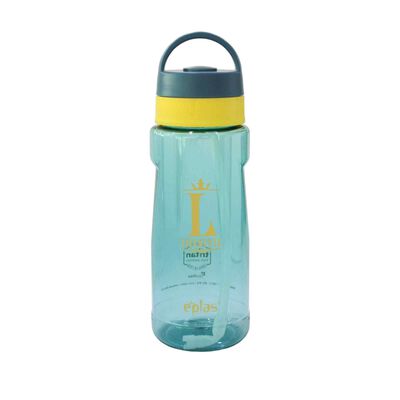 EPLAS Large Sport Bottle W/straw Bpa-free EGT 2000 DARK BLUE ( L )