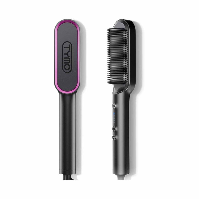 TYMO Ring Hair Straightening Comb - Black HC100-image 1