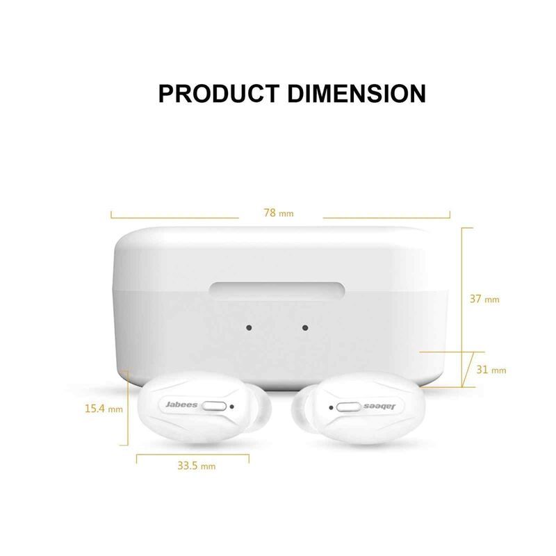 JABEES True Wireless Earbuds BEEING (WHITE)-image 7