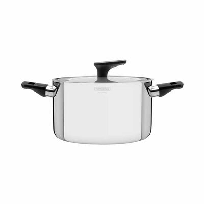 TRAMONTINA 20cm Stainless Steel Deep Casserole - Grano 62164200
