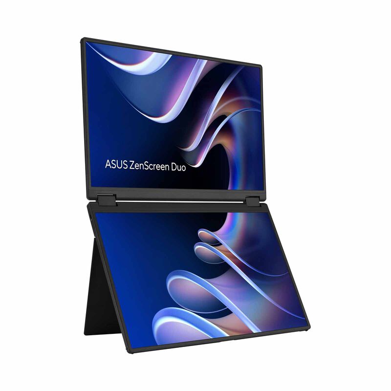 ASUS 14in Zenscreen Duo Wuxga Foldable Portable Monitor MB14FCD-image 2