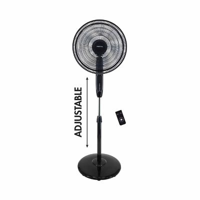 MISTRAL 16 In Dc Stand Fan With Remote Control -black MSF1610DR-BK