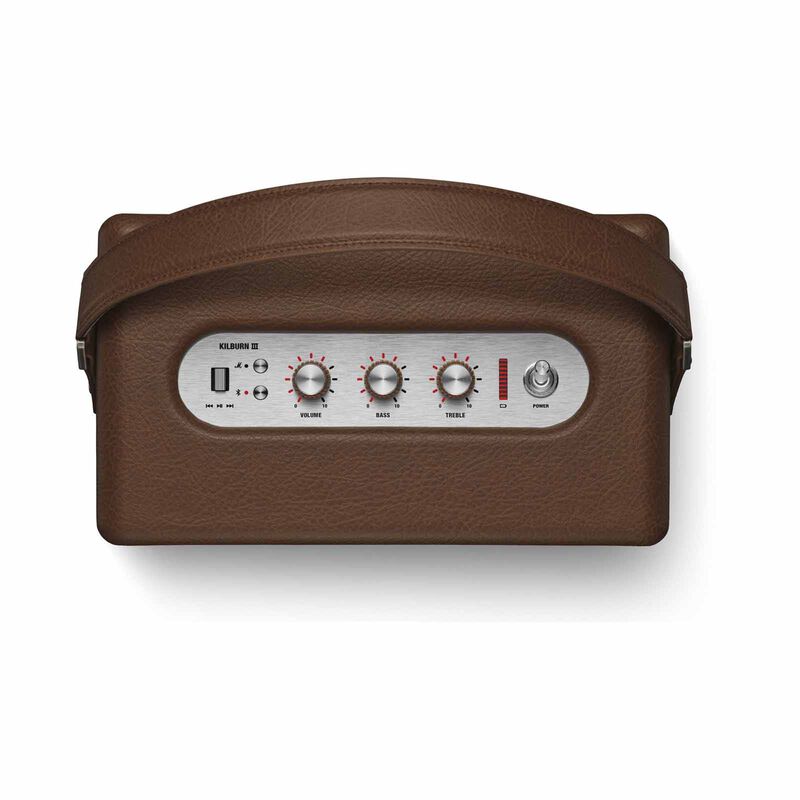 MARSHALL Portable Bluetooth Speaker KILBURN III (BROWN)-image 5