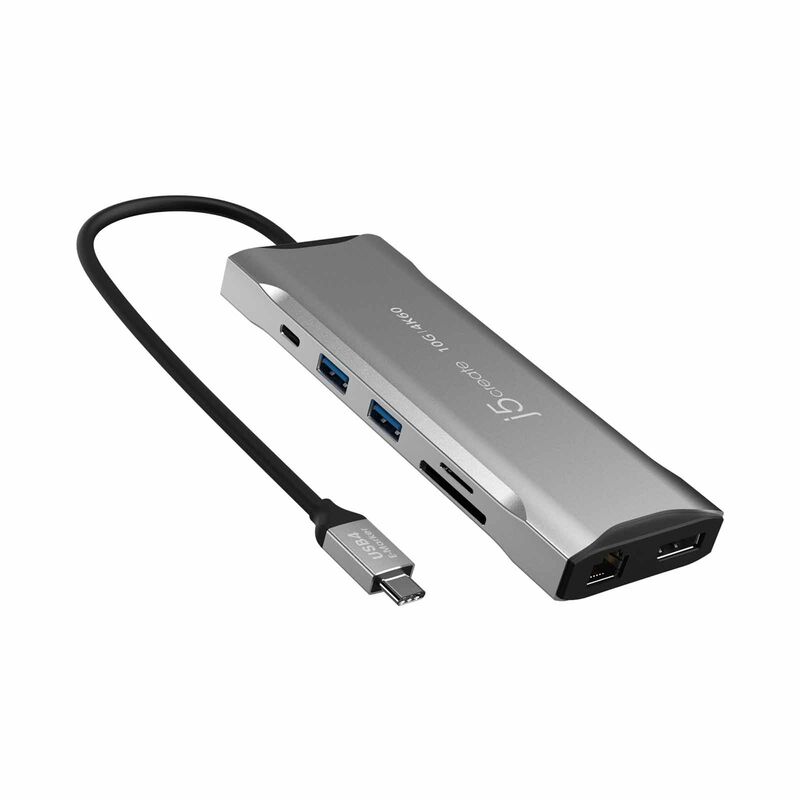 J5CREATE Usb-c 3.2 To 10g 4k60 Triple Display Adapter (11 In 1) JCD397-image 2