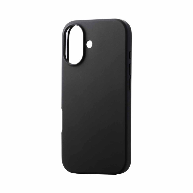 ELECOM Iphone 17 Hybrid Case Silicone Color Type PM-A25AHVSCCBK-image 1