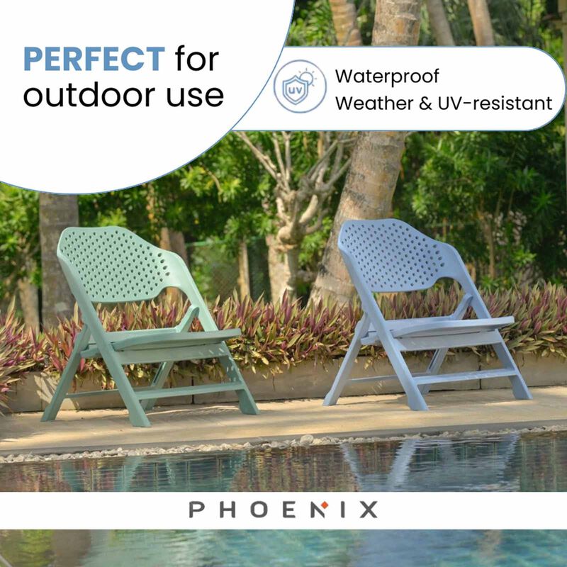 PHOENIX Cala Foldable Wide Chair Moon Black CALA-image 6