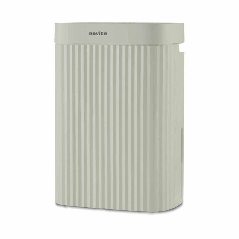 NOVITA 2 In 1 Air Purifier And Dehumidifier ( Dove White) ND2+ WHITE-image 1