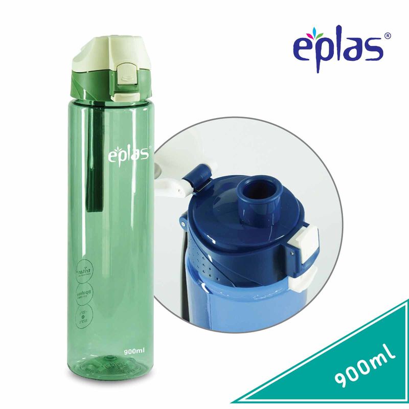 EPLAS Sport Flip Top Bottle W Locking System (900ml) - Army Green EGD-900-image 3