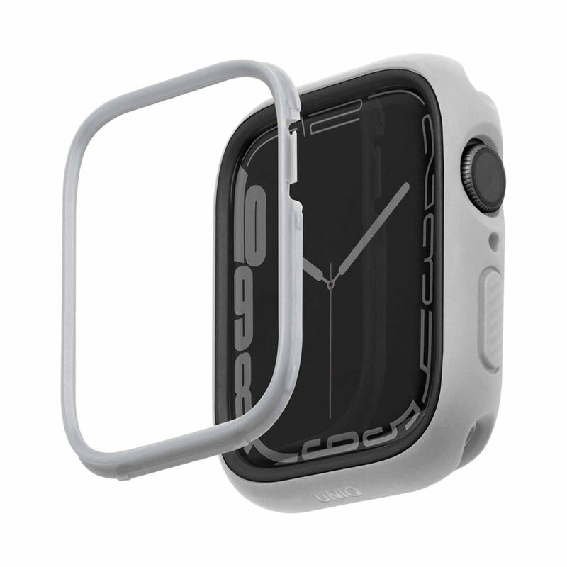 UNIQ Moduo Apple Watch Case With Interchangeable Pc Bezel 45/44mm - Chalk (chalk/stone Grey) UNIQ-45MM-MDCHSGRY-image 2