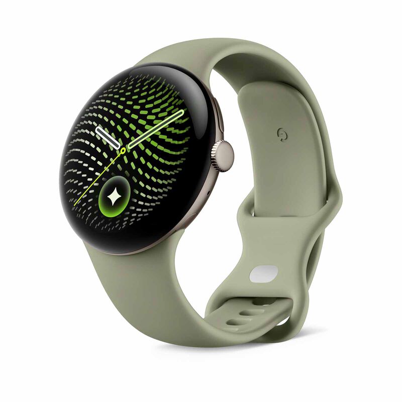 GOOGLE Pixel Watch 5 45mm Wifi Pyrite, Olive Band GA10896-US-image 2