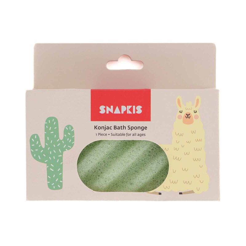 SNAPKIS Wavy KONJAC BATH SPONGE (L)-image 1