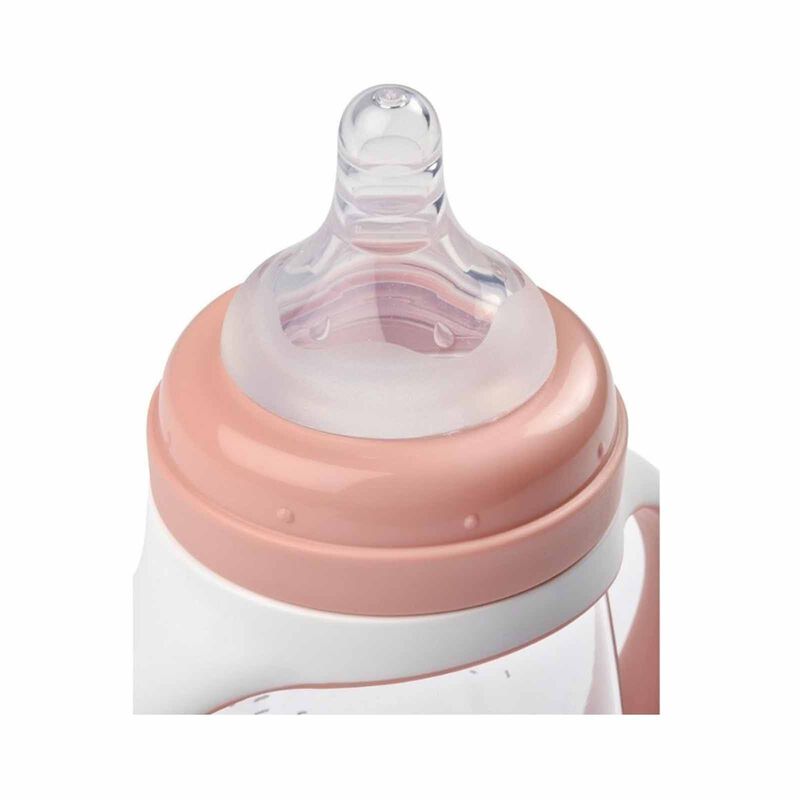 BEABA To Sippy Learning Cup 210ml - Vintage Pink (online) 2 IN 1 BOTTLE-image 2