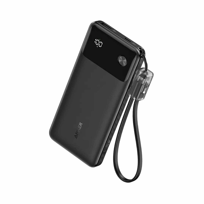 ANKER Powerbank Powercore 10k 22.5w With Usb C Cable Black A1388H11-image 1