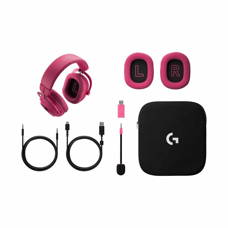LOGITECH G Pro X 3 Lightspeed Bt Headset Magenta 981-001757-image 7