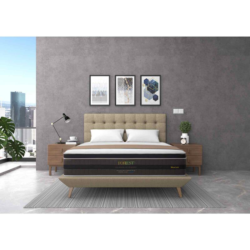 MAXCOIL Single Size Mattress ECO ORGANIC COTTON MADRAS-image 4
