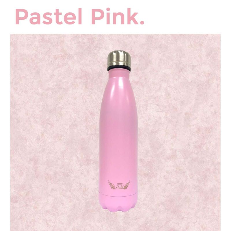 HALO Stainless Steel Thermal Bottle 500ml - Pastel Pink (special Buy) HALO - PASTEL PINK-image 1
