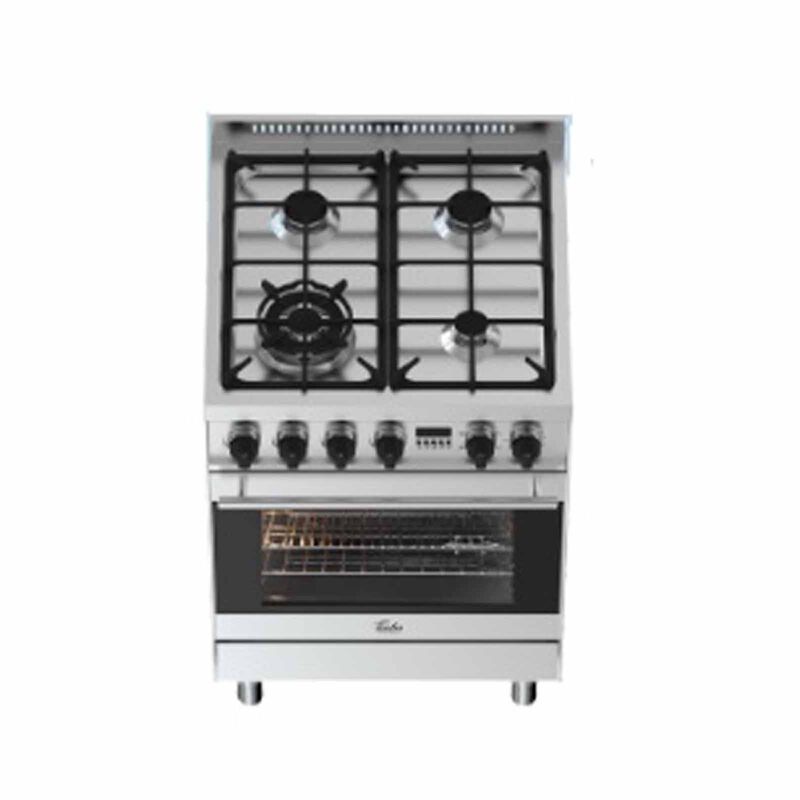 TURBO Free Standing Cooking (60cm) 4 Burners + 58l Electric Oven TPC600-image null